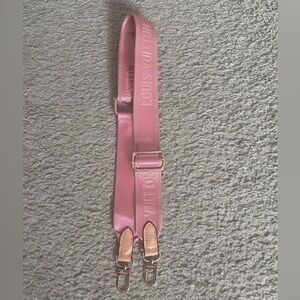 Pink purse strap